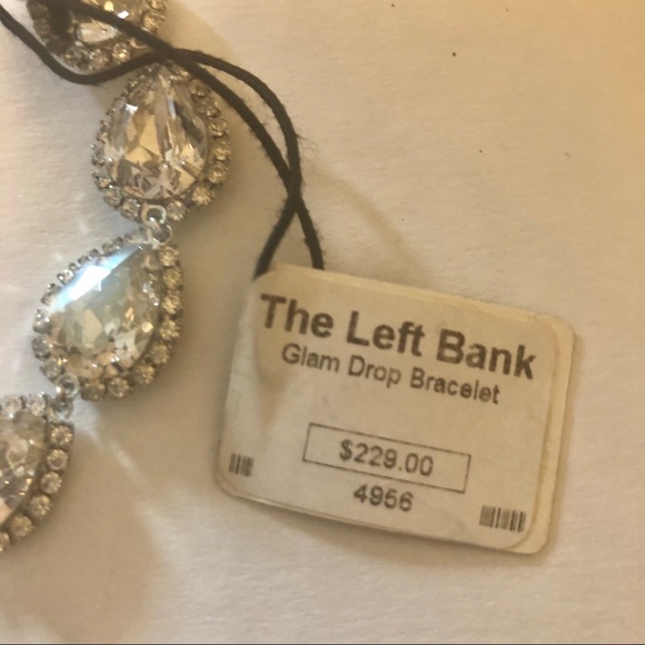 Swarovski crystal teardrop bracelet - Picture 3 of 5